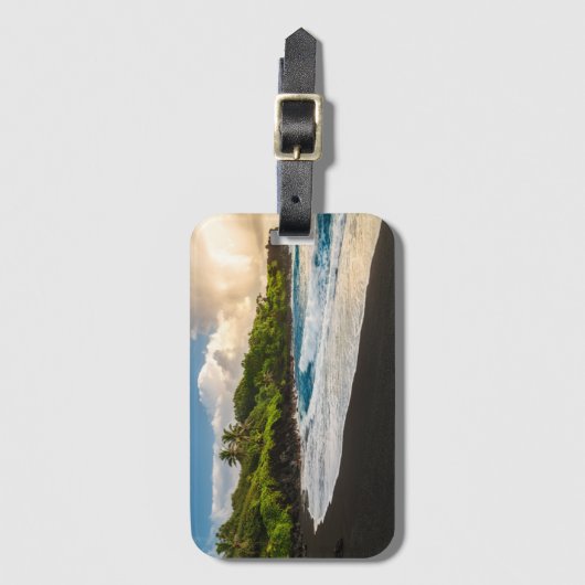 Waianapanapa Strand Gepäckanhänger (Vorderseite Vertikal)