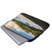 Waianapanapa Strand Laptopschutzhülle (Vorne Knopf)