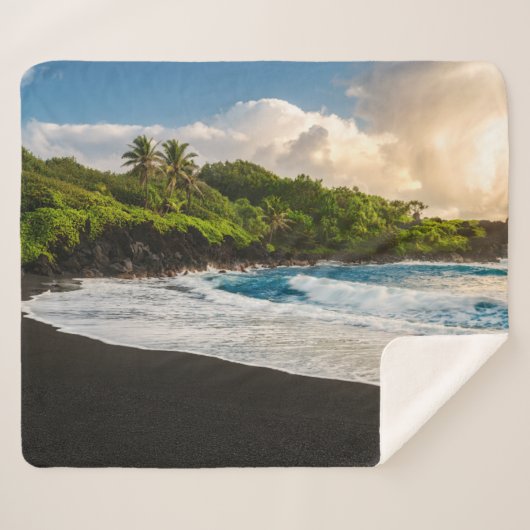 Waianapanapa Strand Sherpadecke (Vorderseite (Horizontal))