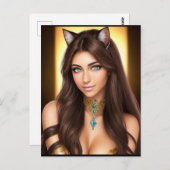 WAIFU 11 POSTKARTE (Vorne/Hinten)