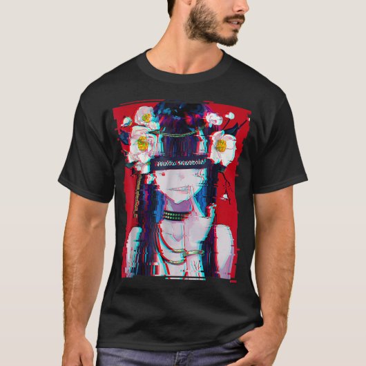 Waifu Anime Girl T-Shirt (Vorderseite)