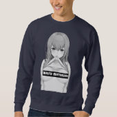 Waifu Material  Sweatshirt (Vorderseite)