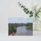 Waikato River, Hamilton Postkarte (Stehend Vorderseite)