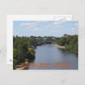 Waikato River, Hamilton Postkarte (Vorne/Hinten)