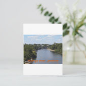 Waikato River, Hamilton Postkarte (Stehend Vorderseite)