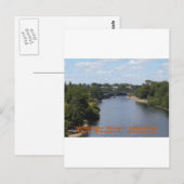 Waikato River, Hamilton Postkarte (Vorne/Hinten)