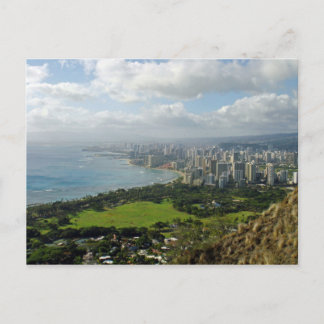Waikiki aus Diamondhead Postkarte