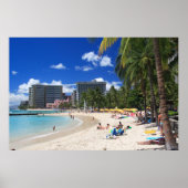 Waikiki Beach 1 Poster (Vorne)