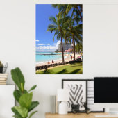 Waikiki Beach 2 Poster (Heimbüro)