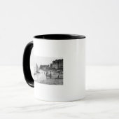 Waikiki Beach and Boats Honolulu Tasse (Vorderseite Links)