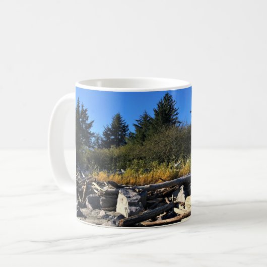 Waikiki Beach, Cape Disappoinment, Washington Kaffeetasse (Vorderseite Links)
