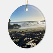 Waikiki Beach, Cape Disappoinment, Washington Keramik Ornament (Links)