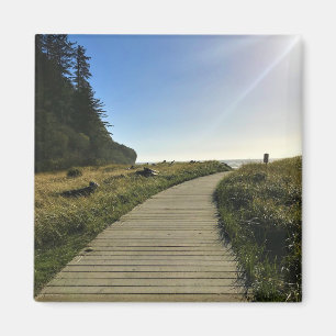 Waikiki Beach, Cape Disappoinment, Washington Magnet
