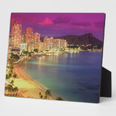 Waikiki Beach Foto Plaque Fotoplatte (Seite)