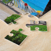 Waikiki Beach Hawaii Honolulu. Weihnachtsgrüße Puzzle (Seite)