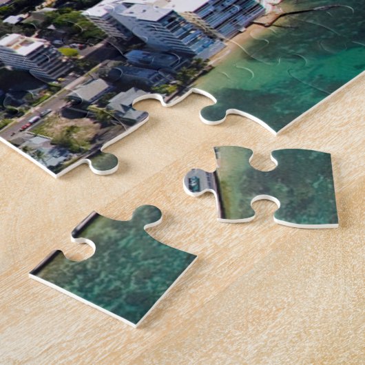 Waikiki Beach Hawaii Honolulu. Weihnachtsgrüßen Puzzle (Seite)