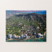 Waikiki Beach Hawaii Honolulu. Weihnachtsgrüßen Puzzle (Horizontal)