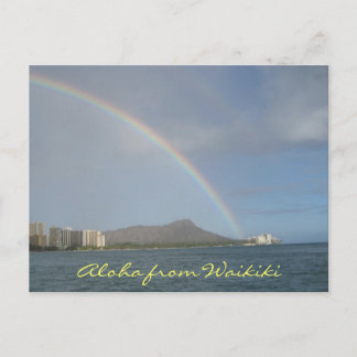 Waikiki Beach, Hawaii Postkarte