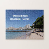 Waikiki Beach, Honolulu, Hawaii Puzzle (Horizontal)