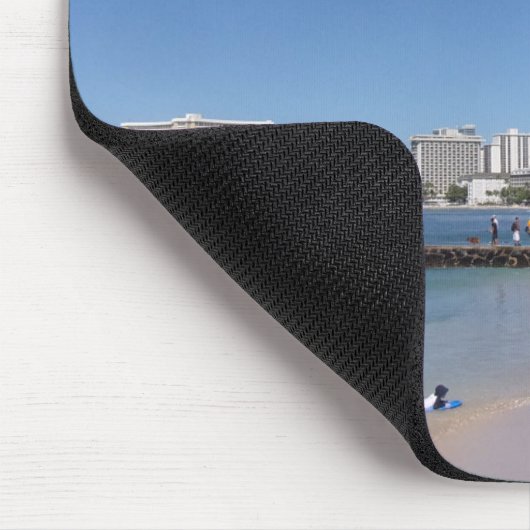 Waikiki Beach, Honolulu Mousepad (Ecke)