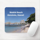 Waikiki Beach, Honolulu Mousepad (Mit Mouse)