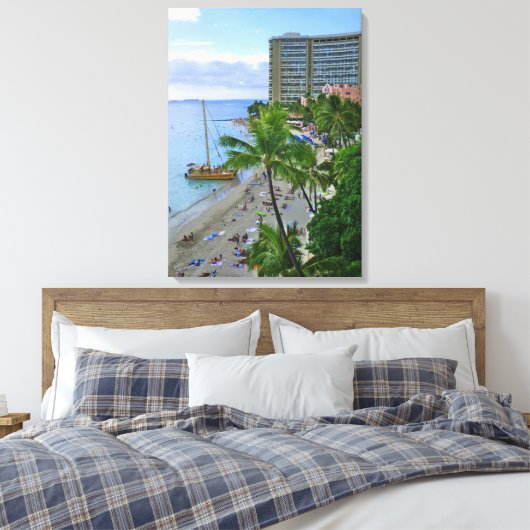 Waikiki Beach Leinwanddruck (Insitu (Schlafzimmer))