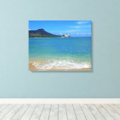 Waikiki Beach Leinwanddruck (Insitu (Holzboden))