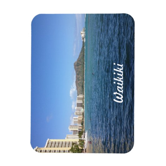 Waikiki Beach Magnet (Vertikal)