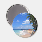 Waikiki Beach, Oahu, Hawaii Magnet (Vorderseite/Rückseite)