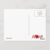 Waikiki Beach Oahu Hawaii Postkarte (Rückseite)