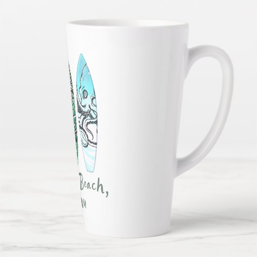 Waikiki Beach Oahu Surfbretter Milchtasse (Rechts)