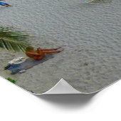 Waikiki Beach Poster (Ecke)