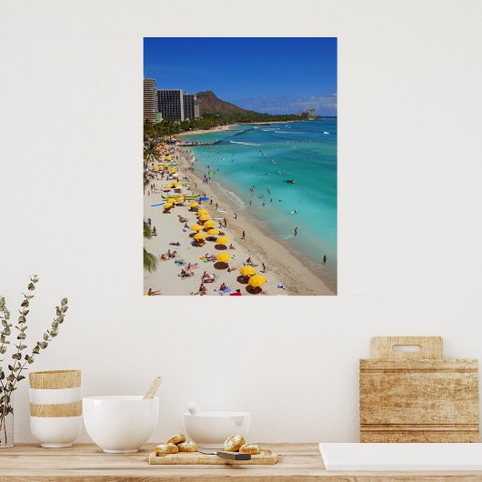 Waikiki Beach Poster (Küche)