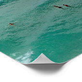 Waikiki Beach Poster (Ecke)