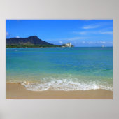 Waikiki Beach Poster (Vorne)