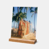 Waikiki Beach Surfboards  Acrylschild (Winkel)