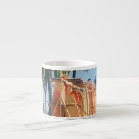 Waikiki Beach Surfboards  Espressotasse (Vorderseite)