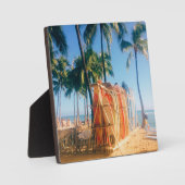 Waikiki Beach Surfboards Fotoplatte (Vorderseite)