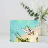 Waikiki Catamaran Postcard Postkarte (Stehend Vorderseite)