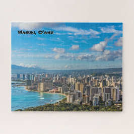 Waikiki City & Beach von Diamond Head Puzzle