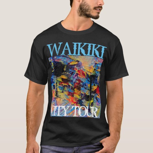 WAIKIKI CITY TOUR T-Shirt (Vorderseite)