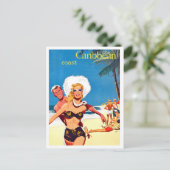 Waikiki, glückliche Jugend im Urlaub, Jahrgang Rei Postkarte (Stehend Vorderseite)