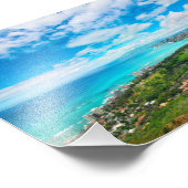 Waikiki, Hawaii aus dem Karottenkopfkrater Fotodruck (Ecke)