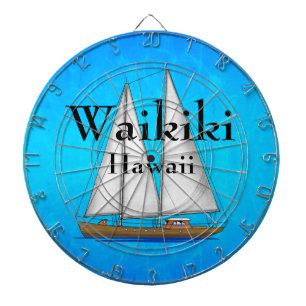 Waikiki Hawaii Dartscheibe