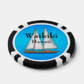 Waikiki Hawaii Pokerchips (Einzeln)