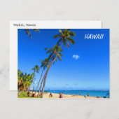 Waikiki Hawaii Postcard Postkarte (Vorne/Hinten)