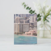 Waikiki Hawaii Postkarte (Stehend Vorderseite)