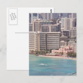 Waikiki Hawaii Postkarte (Vorne/Hinten)