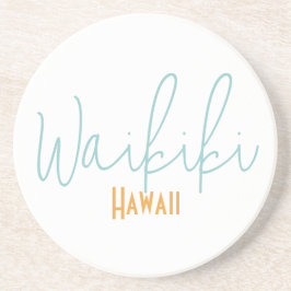 Waikiki, Hawaii-Reiseandenken Getränkeuntersetzer
