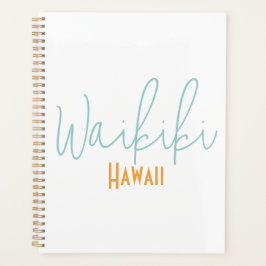 Waikiki, Hawaii-Reiseandenken Planer